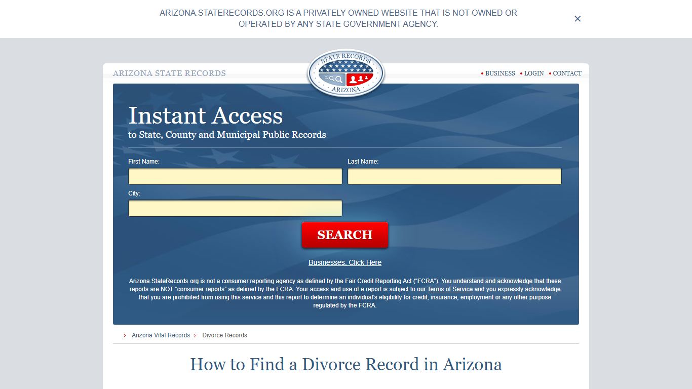 How to Find a Divorce Record in Arizona - Arizona State Records