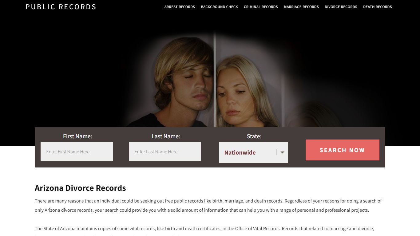 Arizona Divorce Records | Enter Name and Search. 14Days Free