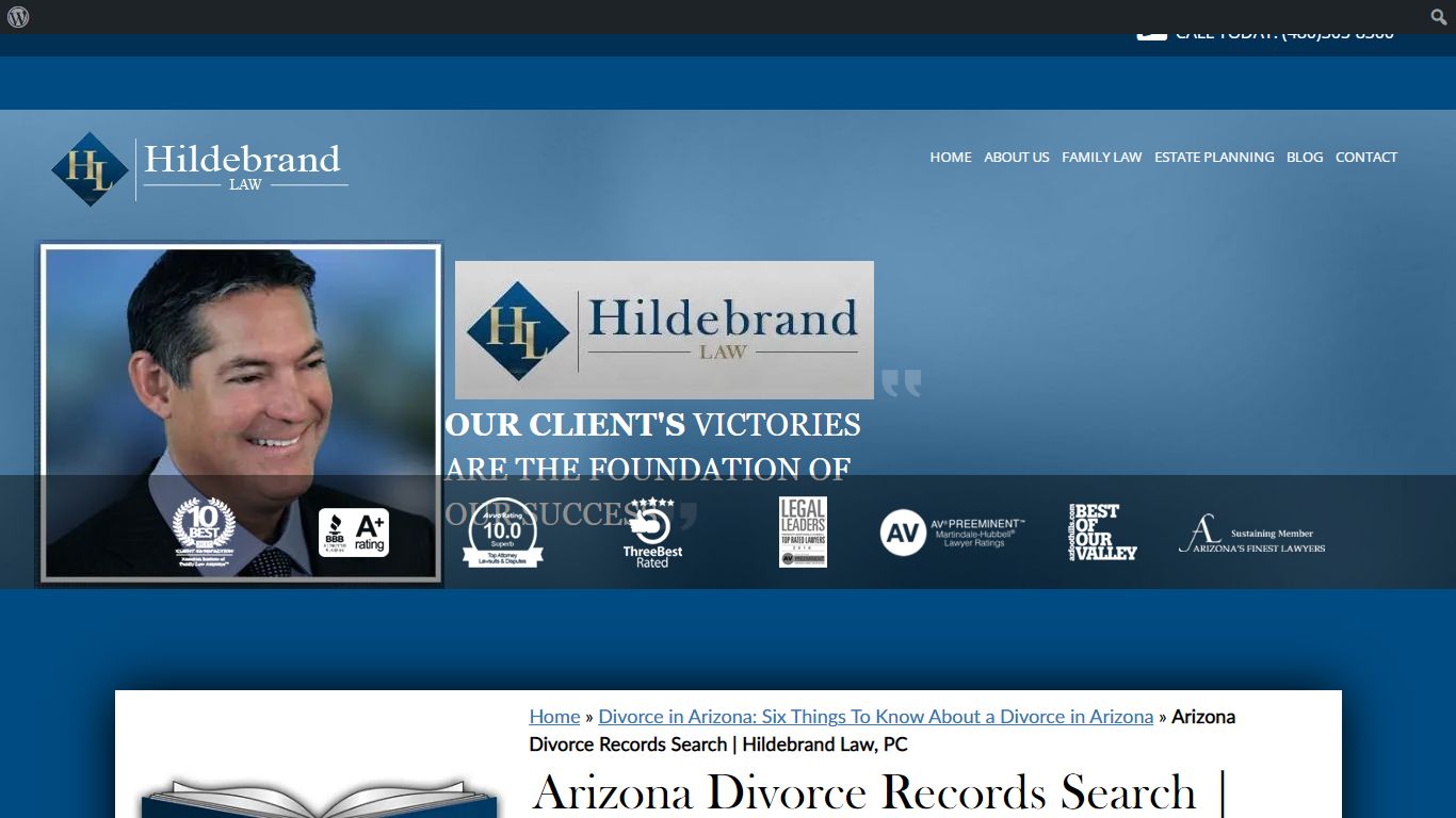 Arizona Divorce Records Search | Hildebrand Law, PC