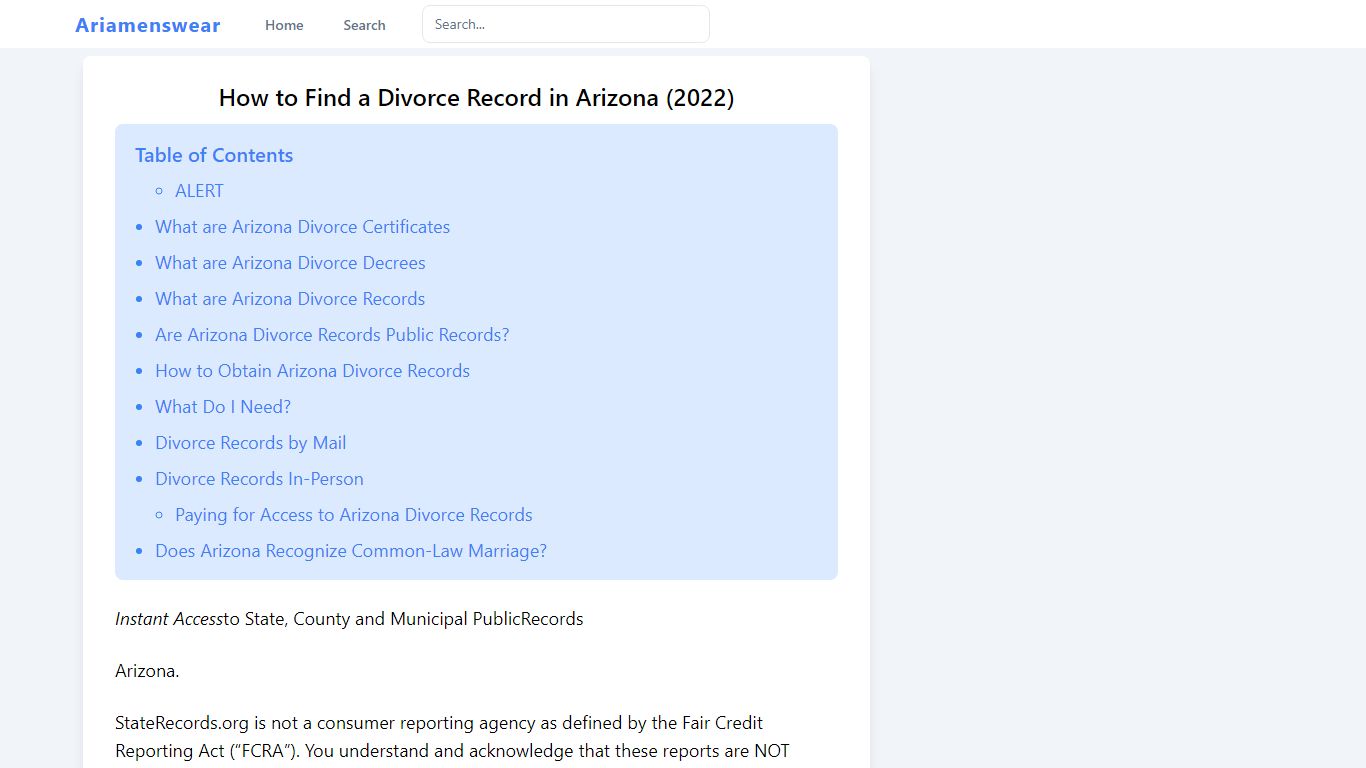 How to Find a Divorce Record in Arizona (2022)